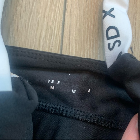 Sarah’s Day X White Fox Black Sports Bra - Picture 3 of 3